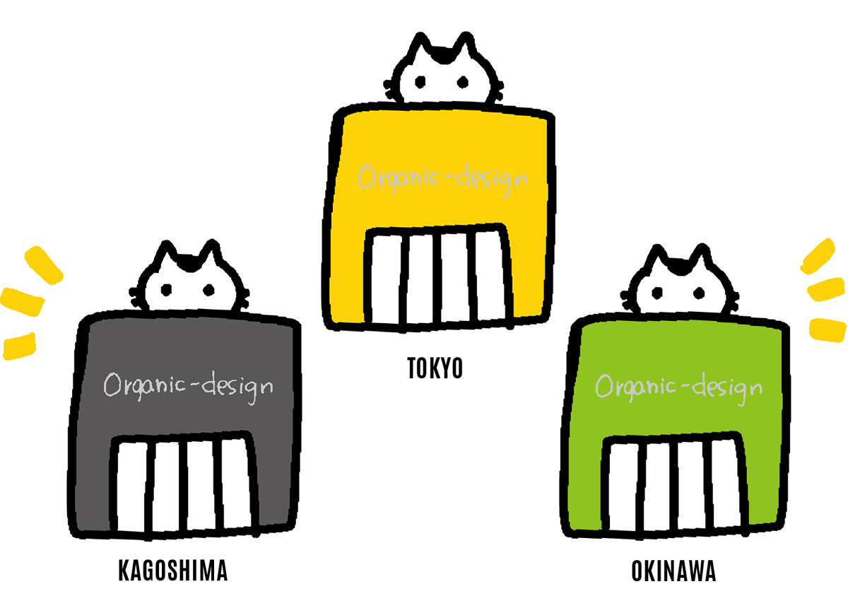 スタッフページ,3拠点